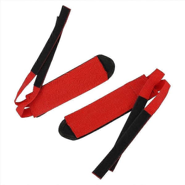1 par pedalstropper, fodpedalstropper, børnepedalstropper, cykelfodstropper Red