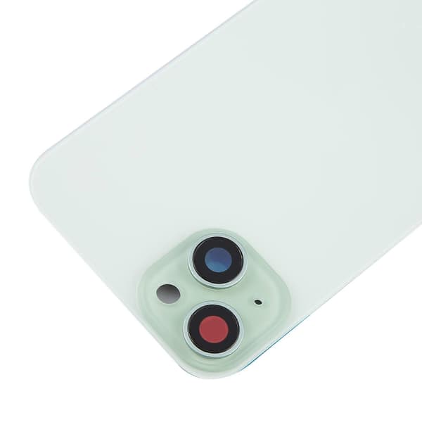 [LCS] For iPhone 15 Plus batteribakdeksel med kameralinsedeksel + MagSafe-magnet Green