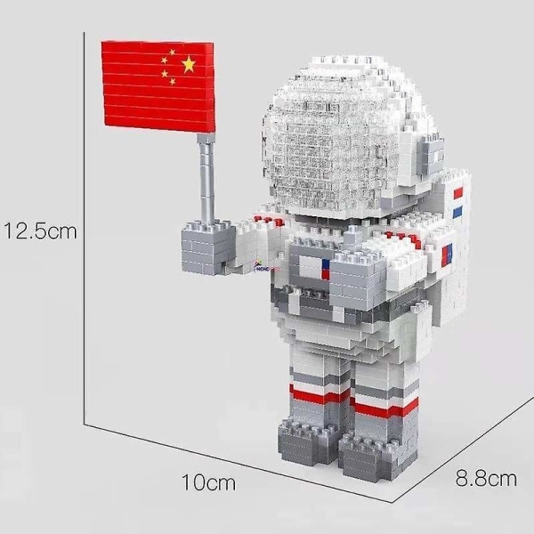Rymdstation saturnus v raket byggstenar stad skyttel satellit astronaut figur man tegel set barn leksaker gåva Hc9078 no box