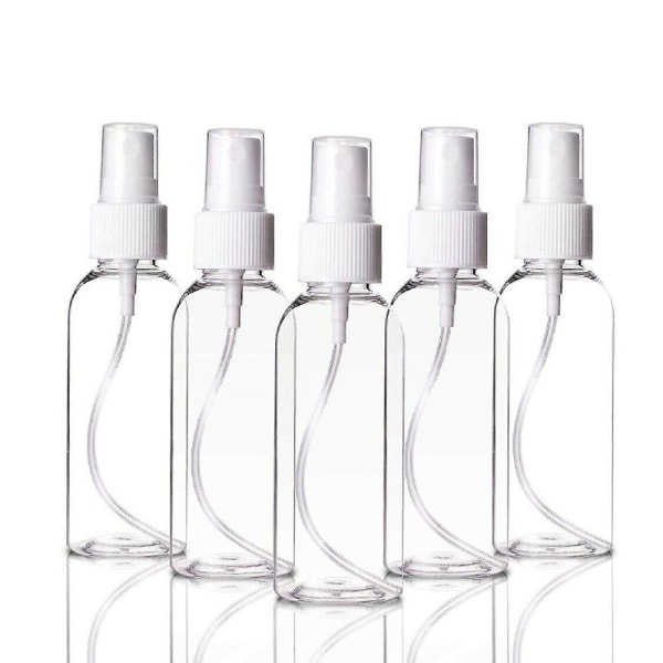 6st Vattenflaska Tomma Transparenta Sprayflaskor + 2st Snabb Fi White Style B