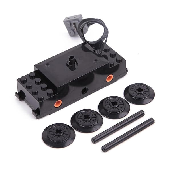 [LCS] 4 stk Technic Power Functions Batteriboks Togmotor Mottaker Fjernkontroll Pakkesett