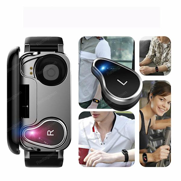 Älykello Bluetooth-nappikuulokkeilla, langattomat kuulokkeet