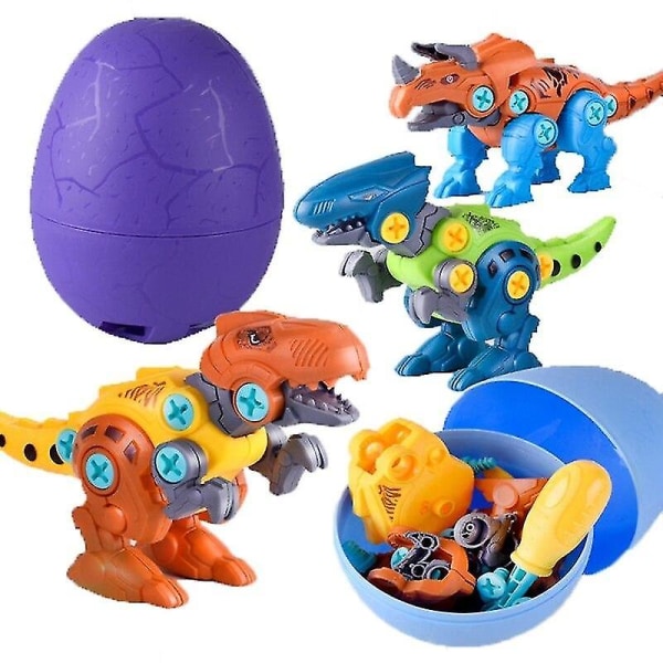 Bygg ett Dinosaur Egg Game Kit med en skruvmejsel Blue