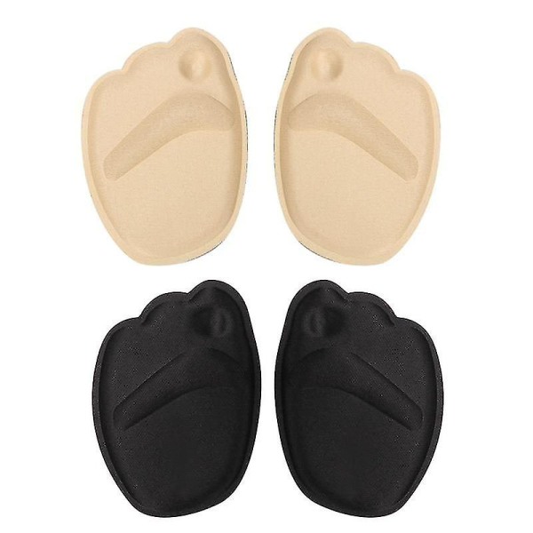 Framfots innersula Skor Pads, Anti-slip, Fotskyddskuddar beige