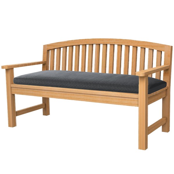 Bænkgyngehynde med fastgørelsessnor Rektangulær Vandtæt Tyk Skridsikker Havemøbel Gray 150*42CM