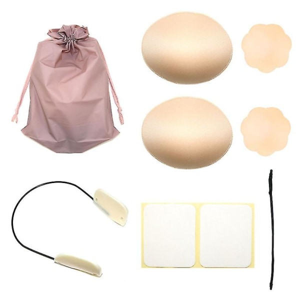 BH-kit Push Up Frontlös Halkfri BH Djup Silikon Osynlig Bröststicker 2st B
