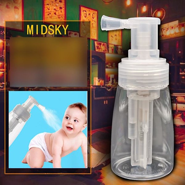 180ml Pudersprayflaska Portabel Flaska Talkflaska