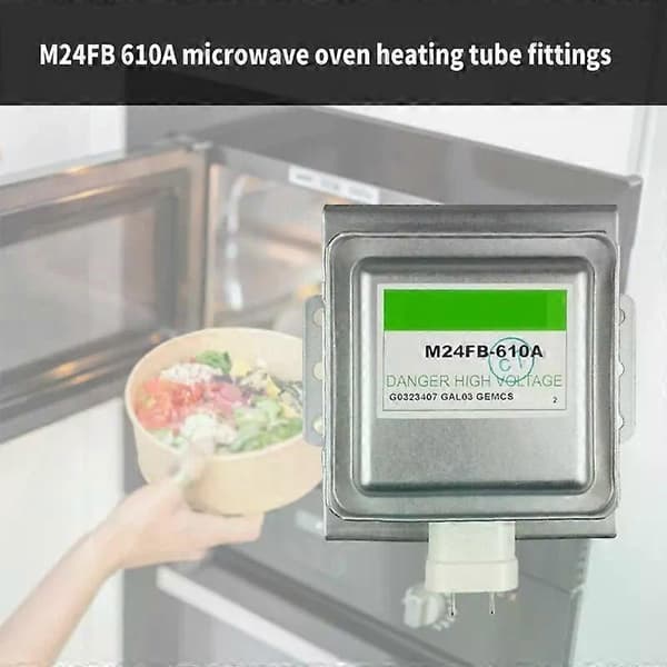 M24FB-610A Mikrovågsugn Magnetron Reservdel Mikrovågsugnsrör Metallstruktur