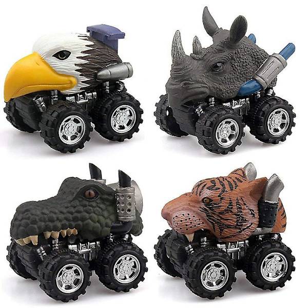 Dinosaurusmalli Mini Leluauto Auton Takana Lahja H