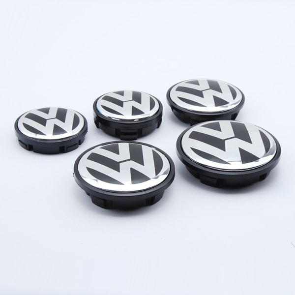 4-pack VW Logo 56mm Navkapsel Fälgar Emblem Fälgmärke #1 56mm SQBB