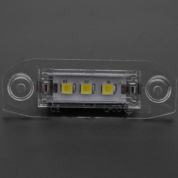 [LCS] LED-lys til Volvo nummerplade S40 V50 XC70 Black
