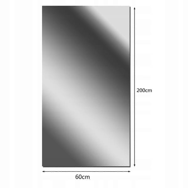 [LCS]2m X 60cm HD Vægspejl, Selvklæbende Spejl