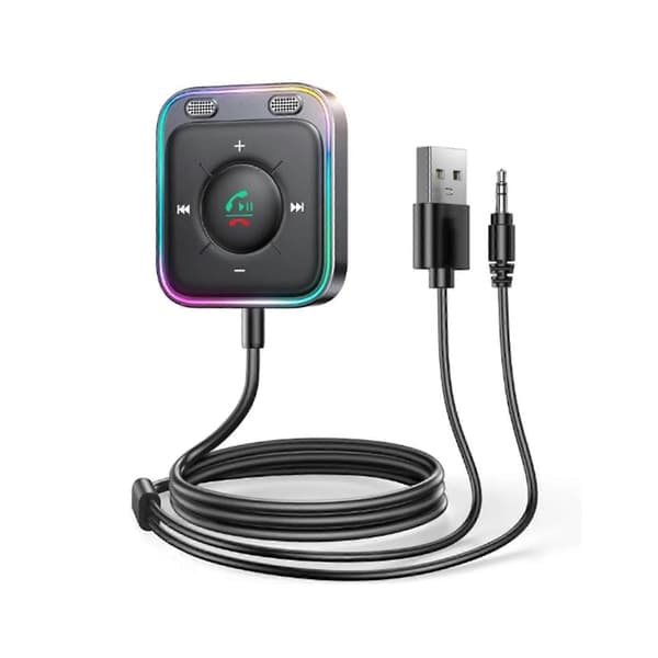 Bluetooth 5.3 autoadapterivastaanotin - Langaton AUX USB TF Hands-Free stereoaudiolaite
