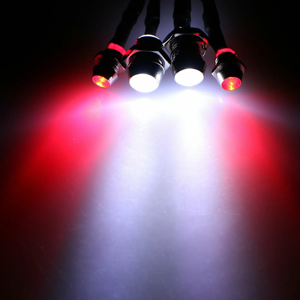 4 LED-valosarjaa RC-autoihin ja -kuorma-autoihin