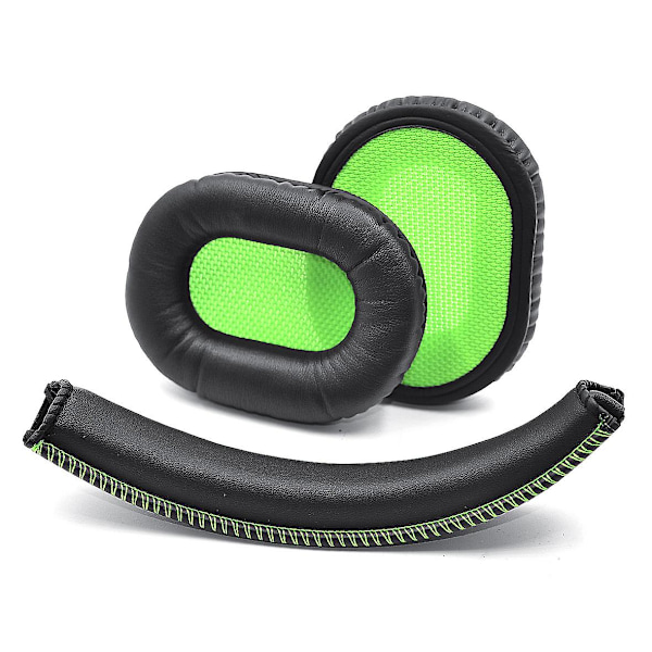 Erstatningsøreputer og hodebånddeksel for Razer Blackshark Stereo Gaming Headphone