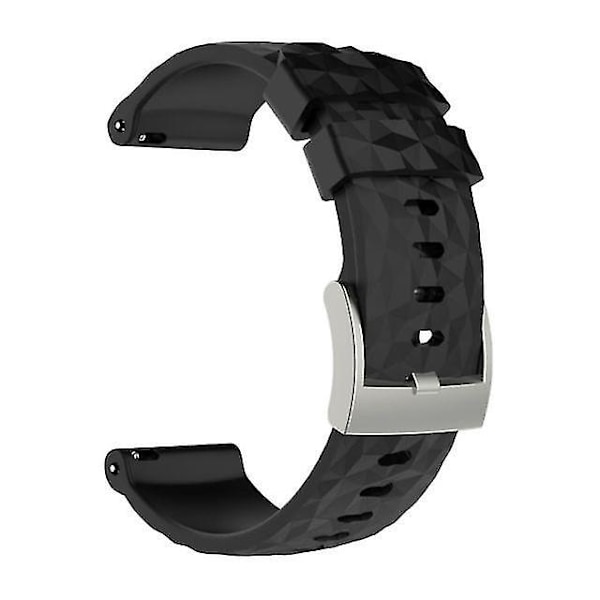 Anslutet silikonarmband för SUUNTO Sport Baro Black