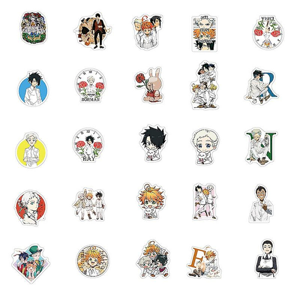50 kpl The Promised Neverland Graffiti -tarroja