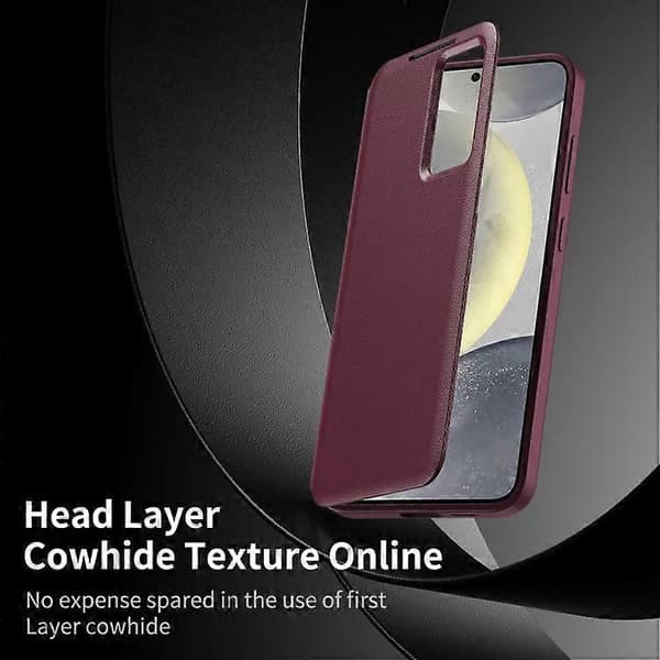 [LCS] För Samsung Galaxy S23 Ultra 5G Smart View Window Läderfodral med kortplats Red