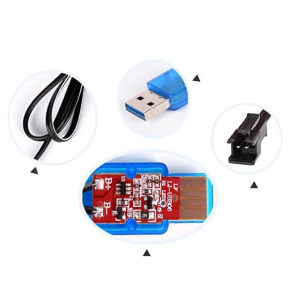 [LCS]3.7V Batteri USB Oplader SM Til RC Helikopter Quadcopter Legetøj Bil Model Lastbil Oplader Reservedele til Elektrisk Legetøj Blue