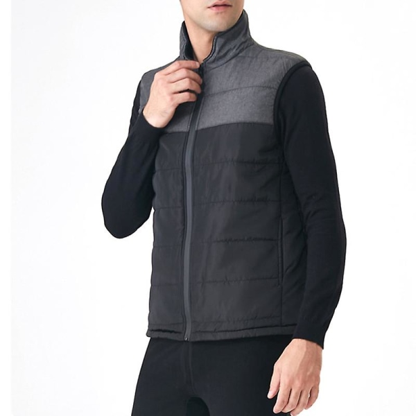 Oppladbar Varm Vest Vaskbar Elektrisk Varmevest Med 3 Varmeinnstillinger For Vinter Women Single Control 4XL