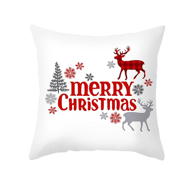 45cm Jul Kuddfodral Navidad Dekorationer För Heminredning Nyårspresenter C