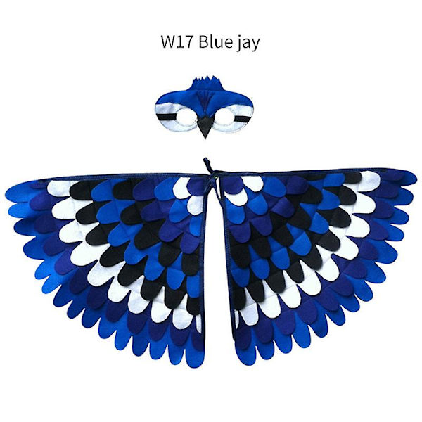 Dekorative barnevinger, kreativ Halloween Cosplay kostyme rekvisitter, innovative dyrevinger W40
