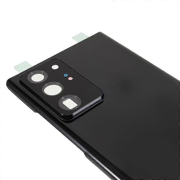 [LCS]Til Samsung Galaxy Note20 Ultra 5G Bagside Batteridæksel med Kameraring Linsecover Reservedel Multicolor Black