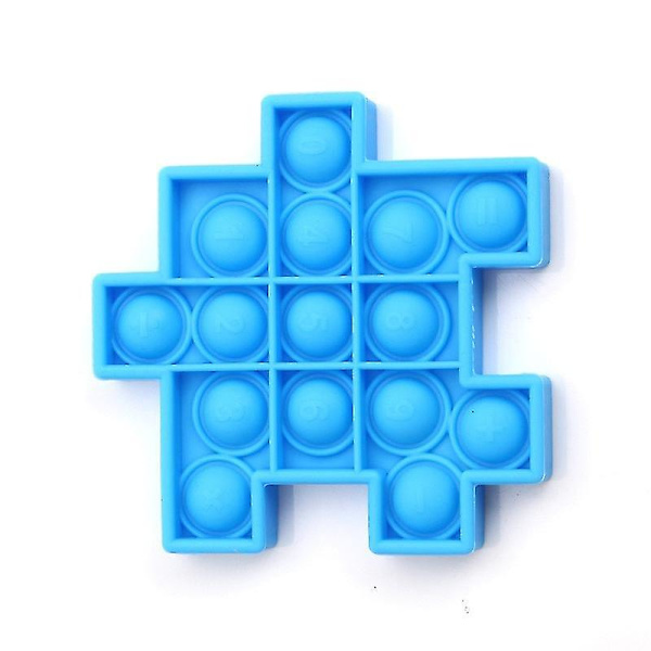 Pops Kit Kub Fidget Stressleksaker Modell Bubbla Antistress Vuxna Barn Sensorisk Silikon Pussel Kläm Leksak Barn Present