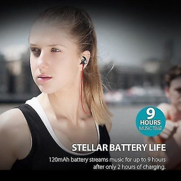 dodocool Magnetiska Trådlösa Stereo Sport In-Ear Hörlurar med HD Mikrofon CVC 6.0