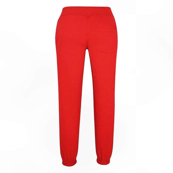 Ensfarget unisex hettegenser med joggebukse Red 5-6 Years