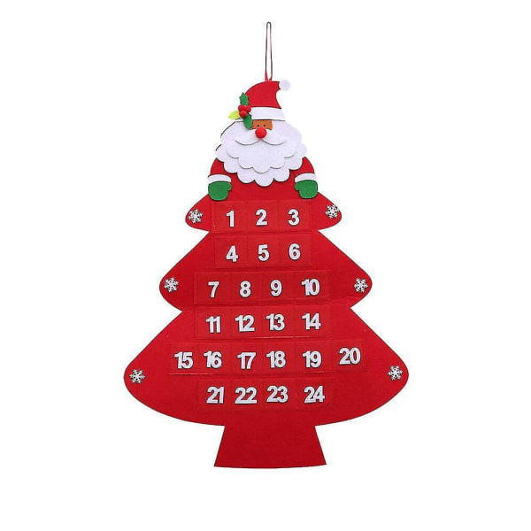 Julgransprydnader juldekorationer stora filtar adventskalender