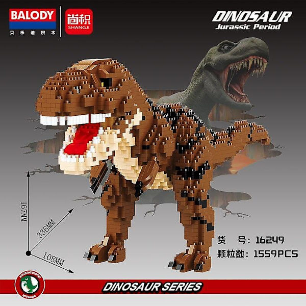1457+ stk. 16089 16088 mini klodser grøn dinosaur bygge legetøj klassisk model jurassic park figur legetøj hjemme sjovt spil 16249 no box