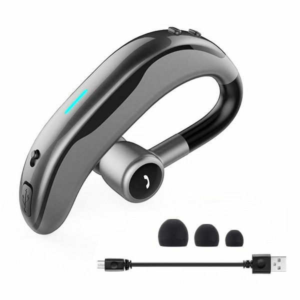 Trådlösa hörlurar Bluetooth Headset Hörlurar för iPhone Huawei GRAY
