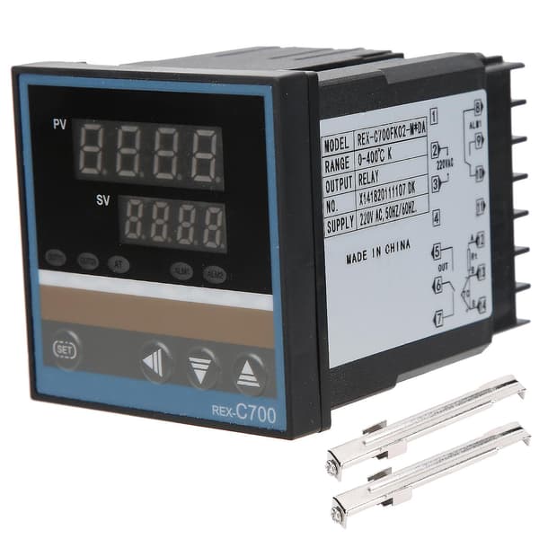 BERM PID Termostat Digital Display Temperaturregulatorbrytare 220V REX-C700FK02-M x DA