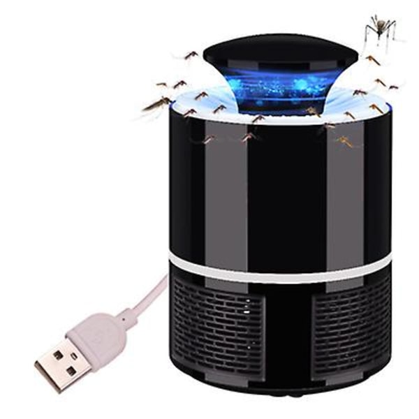 Sähköinen LED-hyttysten tappolamppu / USB-hyönteiskarkotinlamppu black