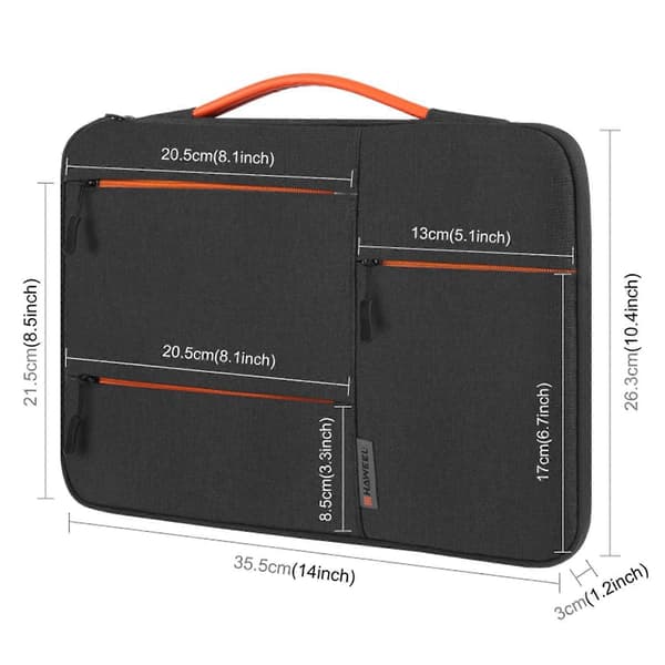 Laptopfodral Notebookväska Datorbärväska Skyddsväska för män 13 14 inch