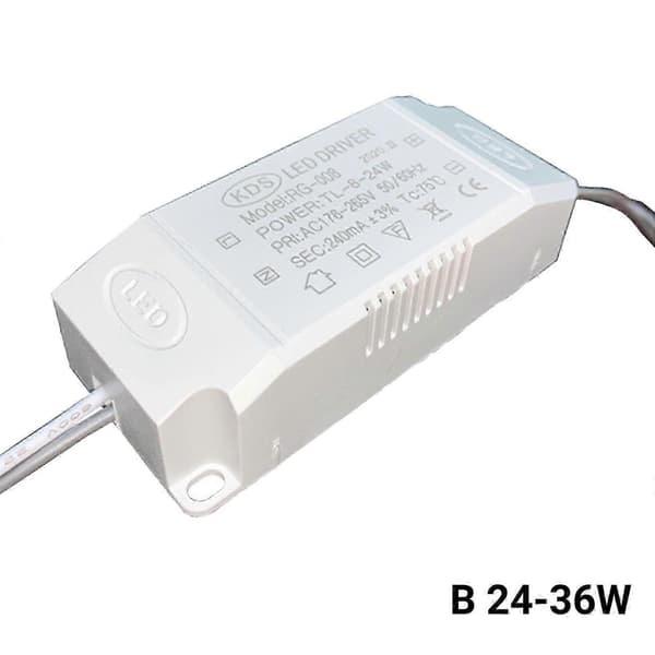 [LCS] LED-taklampa med elektroniska transformatorer som stöder 8-24W, 24-36W och 36-50W modeller 24-36W