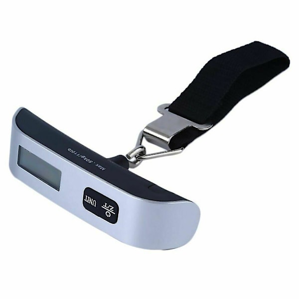 110lb 50kg Digital LCD Reisevekt Hengevekt Elektronisk Vekt