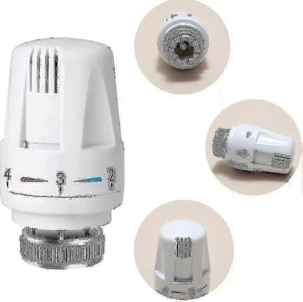 [LCS]4-pak TRV Termostatisk Radiatorventilregulator M30x1.5 Opvarmning 1PCS