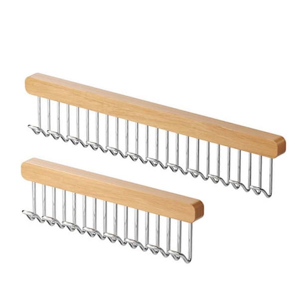 Solid trekleshenger med flere kroker for singleter og stroppetopper – Skaporganisering 12 hooks right pull