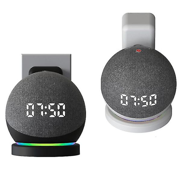 Amazon Echo Dot 4. sukupolven kaiutinteline seinäteline ripustinpidike White