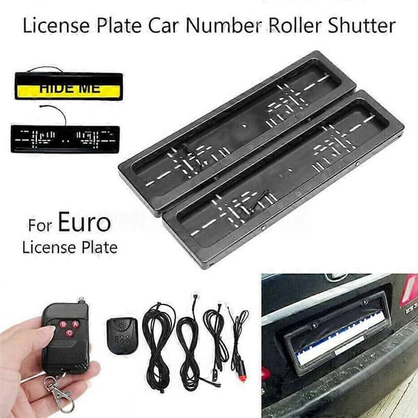 EU Nummerplade Bil Nummerplade Lukker Bil Lukker Dækken 2 STK