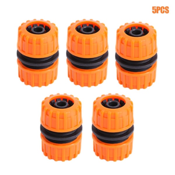 5/10 st Slangkoppling Trädgårdsskarv Reparationsadapter Koppling 1/2 tum 5 PCS