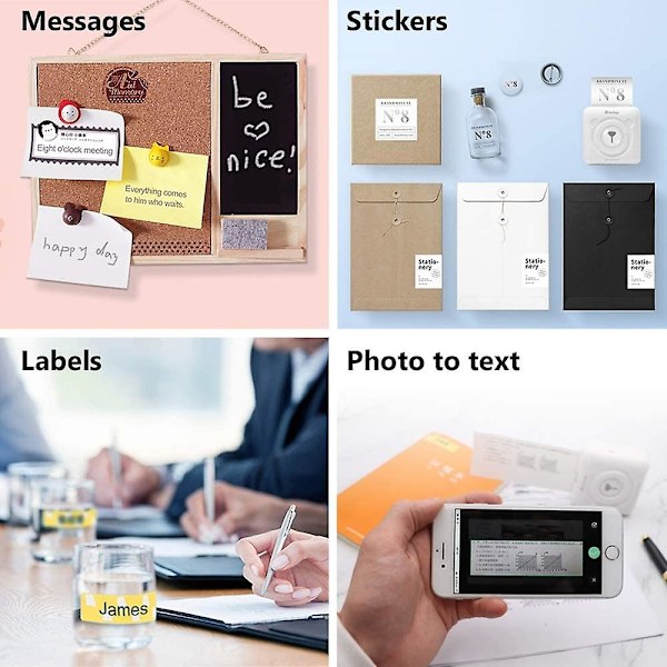 Mini portabel termisk souvenirfotoprinter