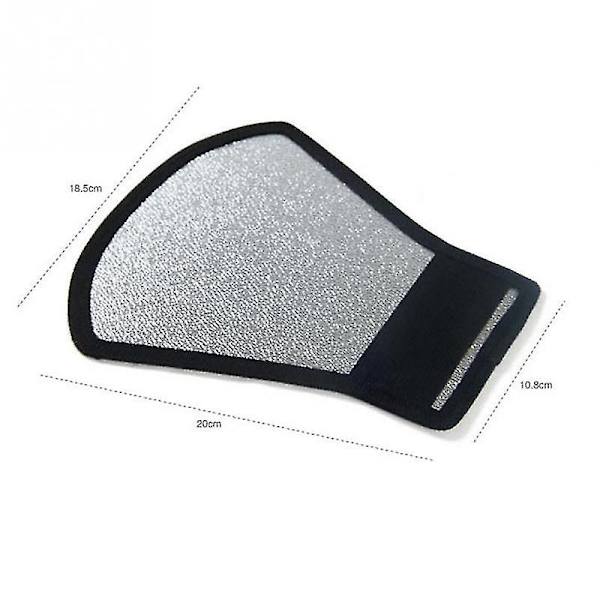Svart + Hvit Speilreflekskamera Blits Reflektor Dome Lys Diffusorplate Myk Maske Sølv Reflekspaneler