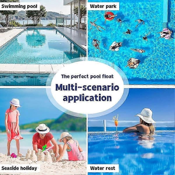 Pool flyder stole voksne, oppustelig pool lounge, B Green