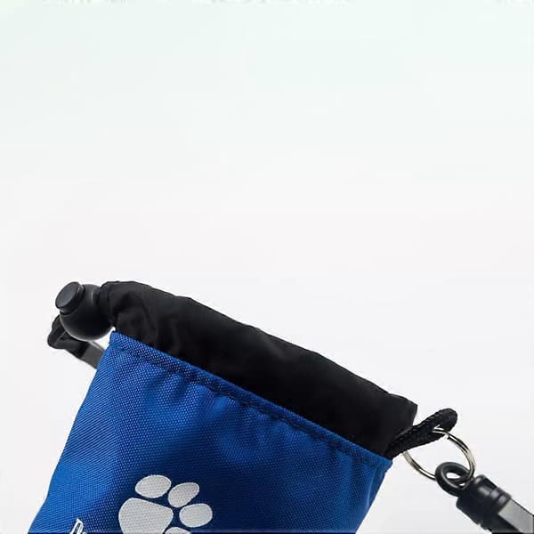 Polyester hundetreningsveske for turgåing og løping, godbitpose for hund, snackpose for trening av hundevalp blue