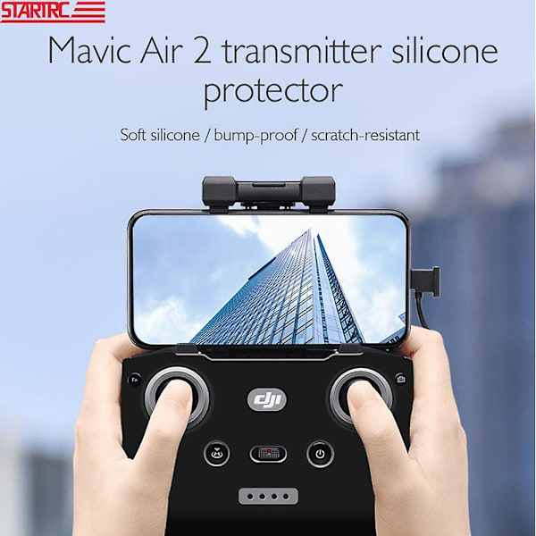 Dji Mini 2 Tilbehør Fjernkontroll Sender Støvtett Silikon Beskyttelsesdeksel Hud Ripesikker For Dji Mavic Air 2 Remote Rocker
