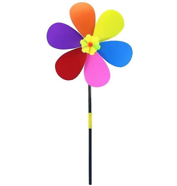 [LCS]3st Blomstervindsnurror i plast, färgglada solrosvindsnurror