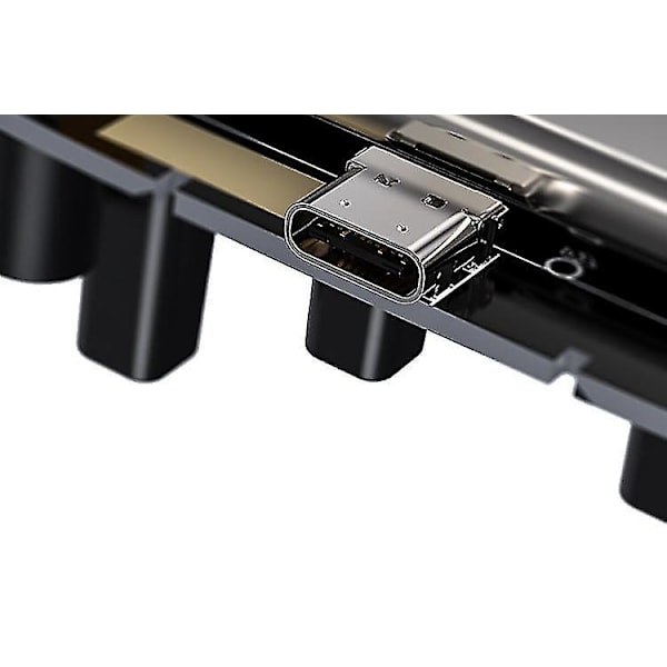 Somatosensorisk vibrasjonsspillhåndtak Transparent PC-datamaskinversjon Switch Bluetooth trådløst spill